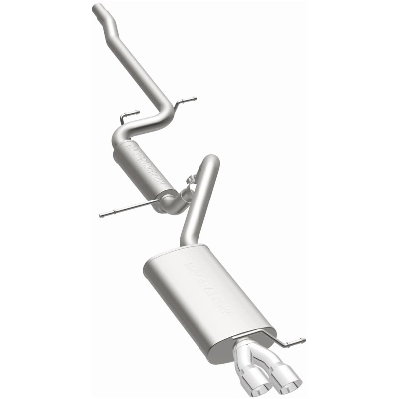 MagnaFlow Performance Cat-Back Exhaust System Dual Straight Drive Side Rear Exit 11-14 VW Jetta 2.0L - 15486