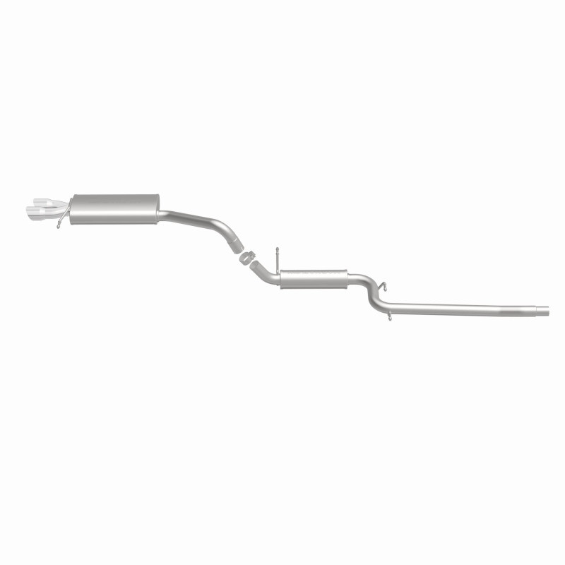 MagnaFlow Performance Cat-Back Exhaust System Dual Straight Drive Side Rear Exit 11-14 VW Jetta 2.0L - 15486