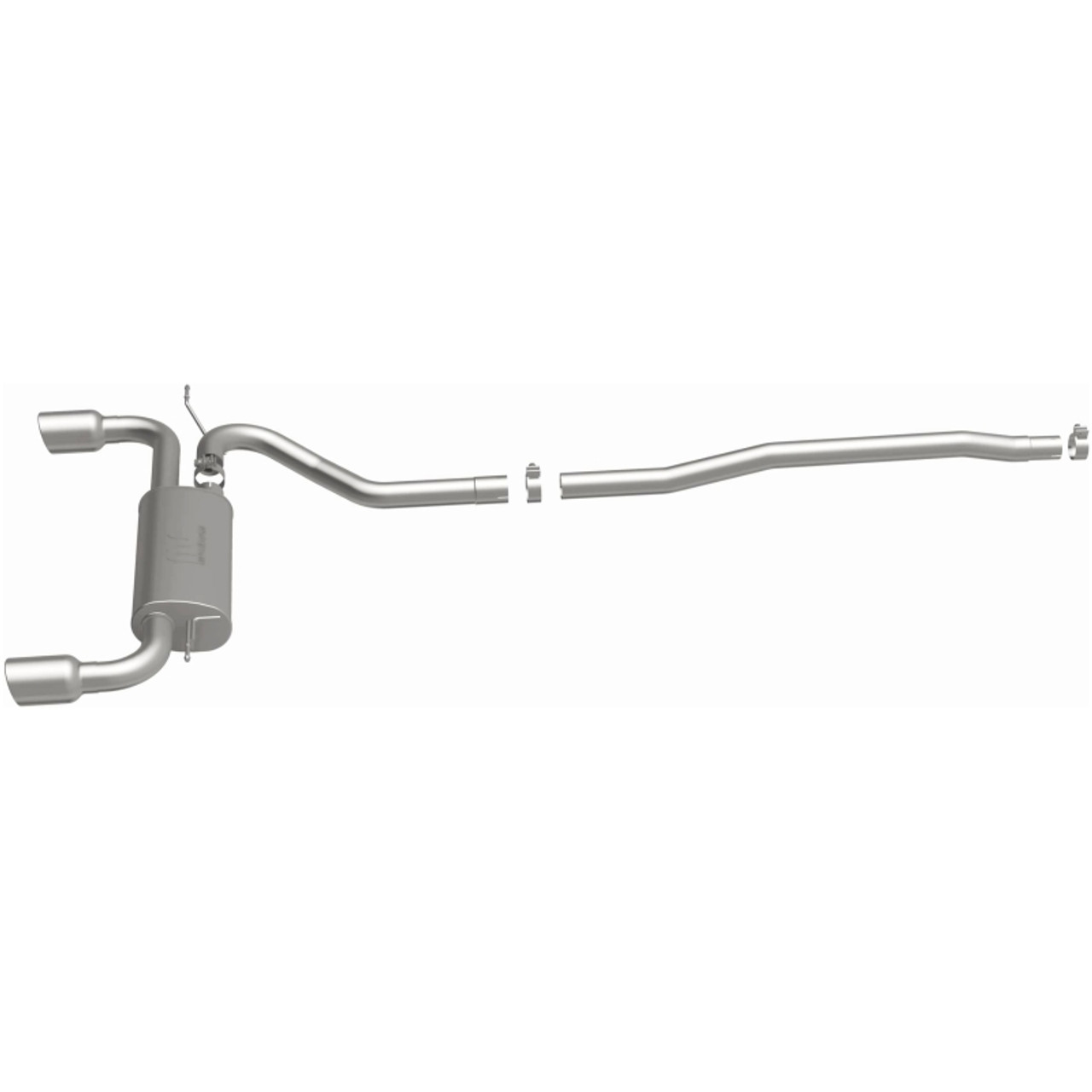 MagnaFlow Mini Countryman Dual Split Rear Exit Stainless Cat-Back Performance Exhaust - 15490