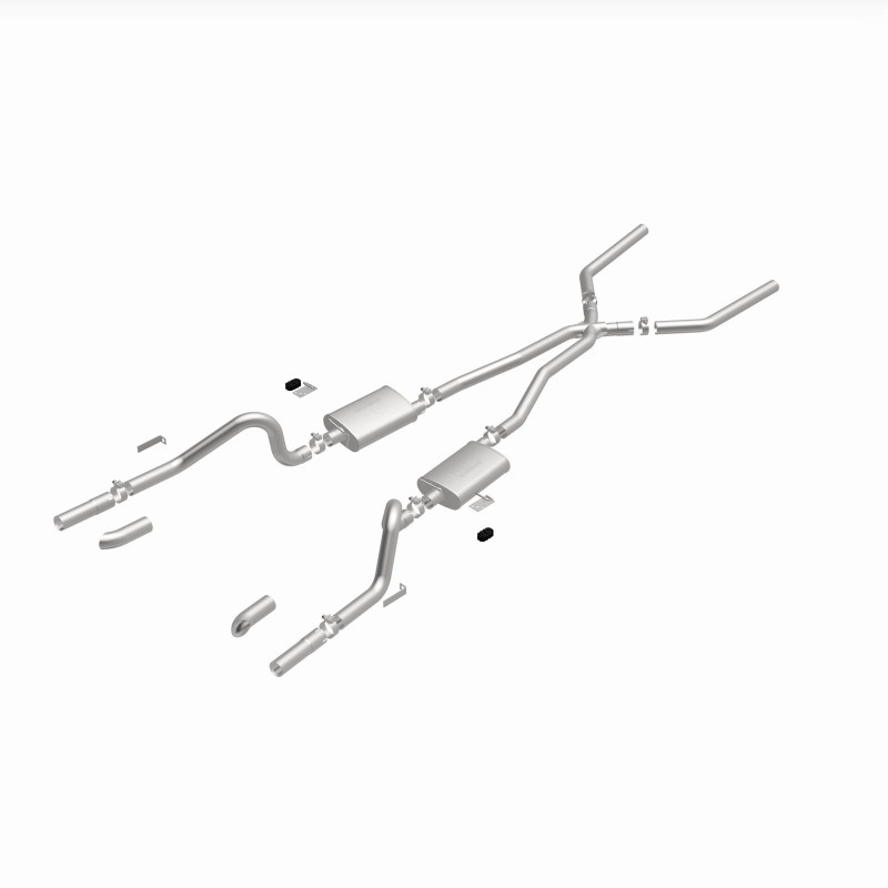 MagnaFlow SYS C/B 67-70 Mustang 2.50inch w/Tru-X - 15816