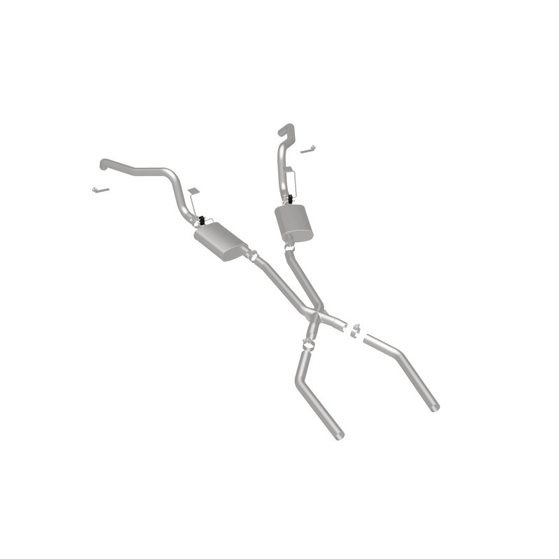 MagnaFlow Sys C/B 67-72 F-Body 2.50inch w/Tru-X - 15896