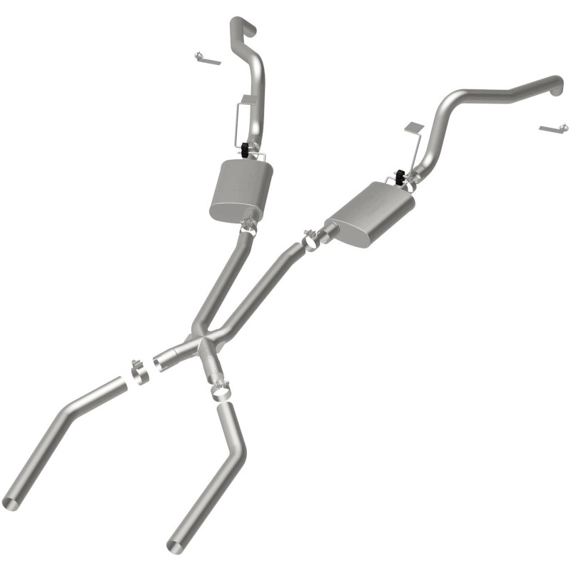 MagnaFlow Sys C/B 67-72 F-Body 2.50inch w/Tru-X - 15896