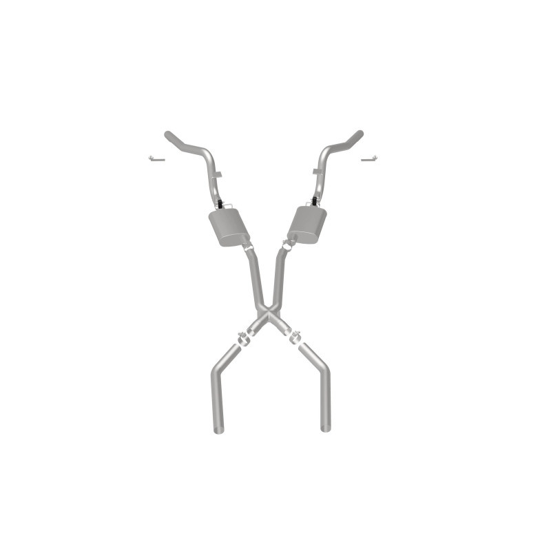 MagnaFlow Sys C/B 67-72 F-Body 2.50inch w/Tru-X - 15896