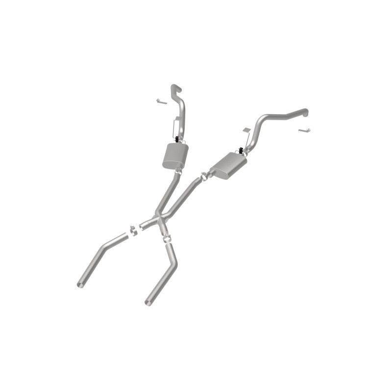 MagnaFlow Sys C/B 67-72 F-Body 2.50inch w/Tru-X - 15896