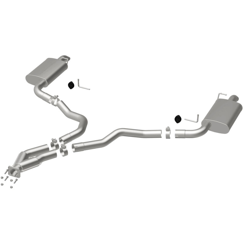 MagnaFlow 75-79 Chevy Corvette V8 5.7L Dual Split Rear Exit Stainless Cat-Back Perf Exhaust - 16710