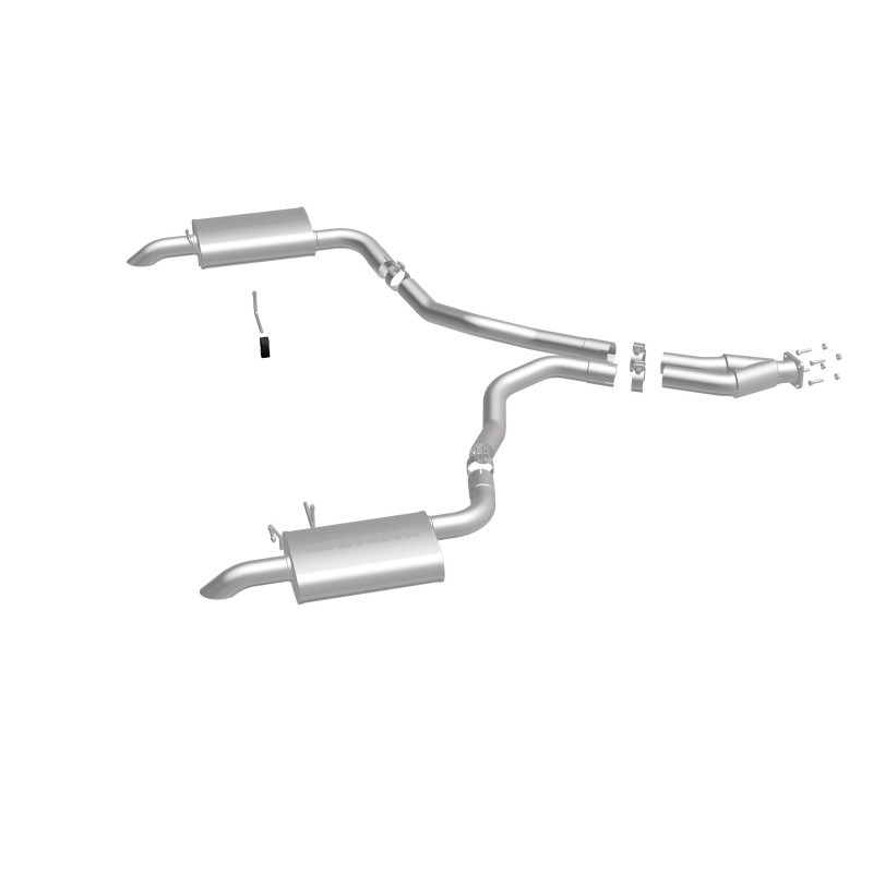 MagnaFlow 75-79 Chevy Corvette V8 5.7L Dual Split Rear Exit Stainless Cat-Back Perf Exhaust - 16710