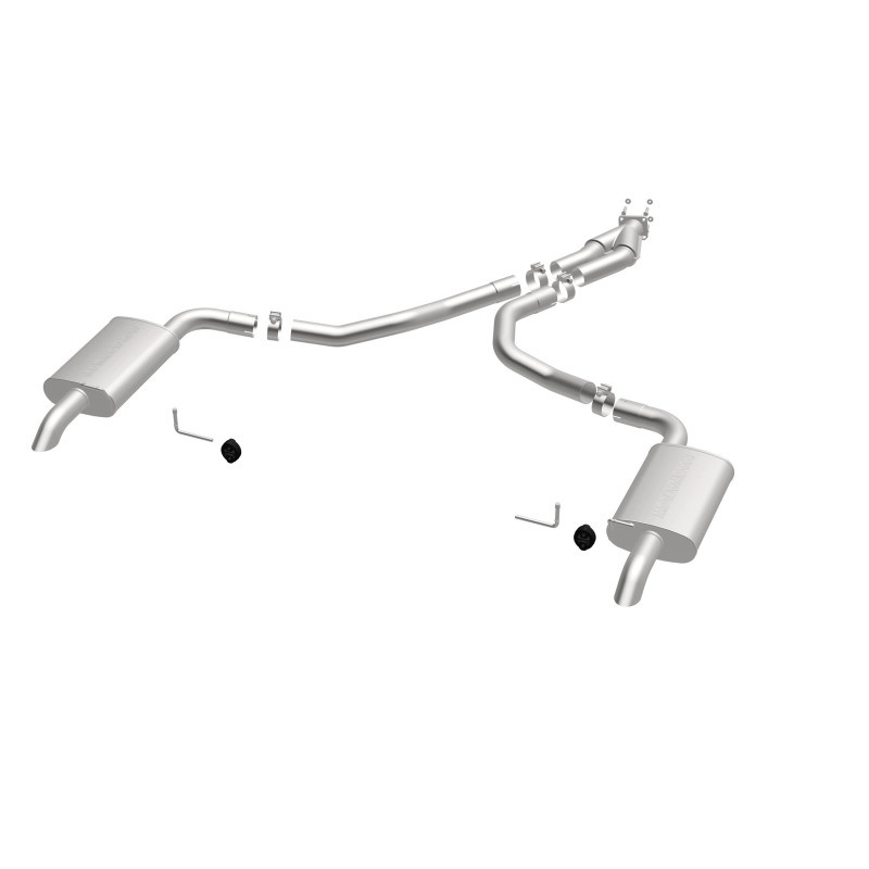 MagnaFlow 75-79 Chevy Corvette V8 5.7L Dual Split Rear Exit Stainless Cat-Back Perf Exhaust - 16710