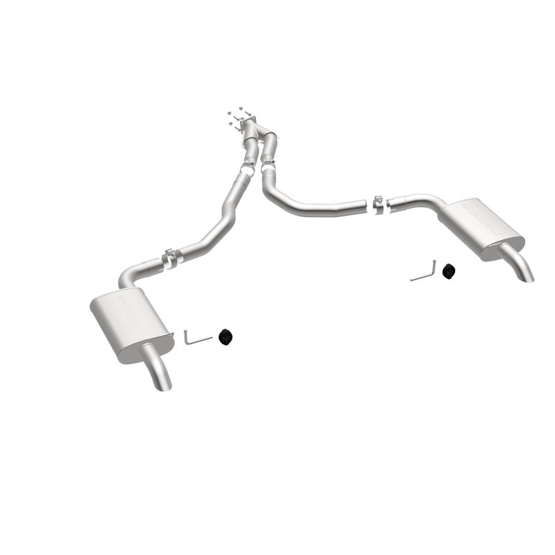 MagnaFlow 75-79 Chevy Corvette V8 5.7L Dual Split Rear Exit Stainless Cat-Back Perf Exhaust - 16710