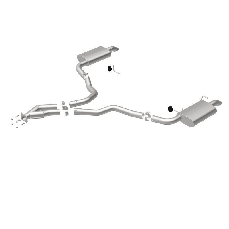MagnaFlow 75-79 Chevy Corvette V8 5.7L Dual Split Rear Exit Stainless Cat-Back Perf Exhaust - 16710