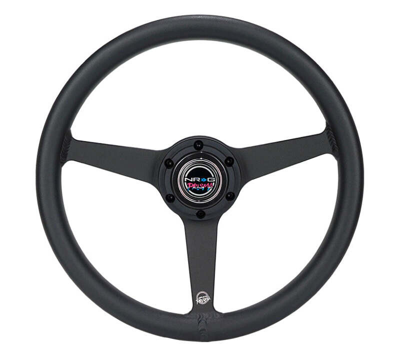 NRG Aluminum Steering Wheel 330mm - Heritage Solid Spoke - Ergonomic Grip - Anadized Black - RST-071-BK Photo - Primary