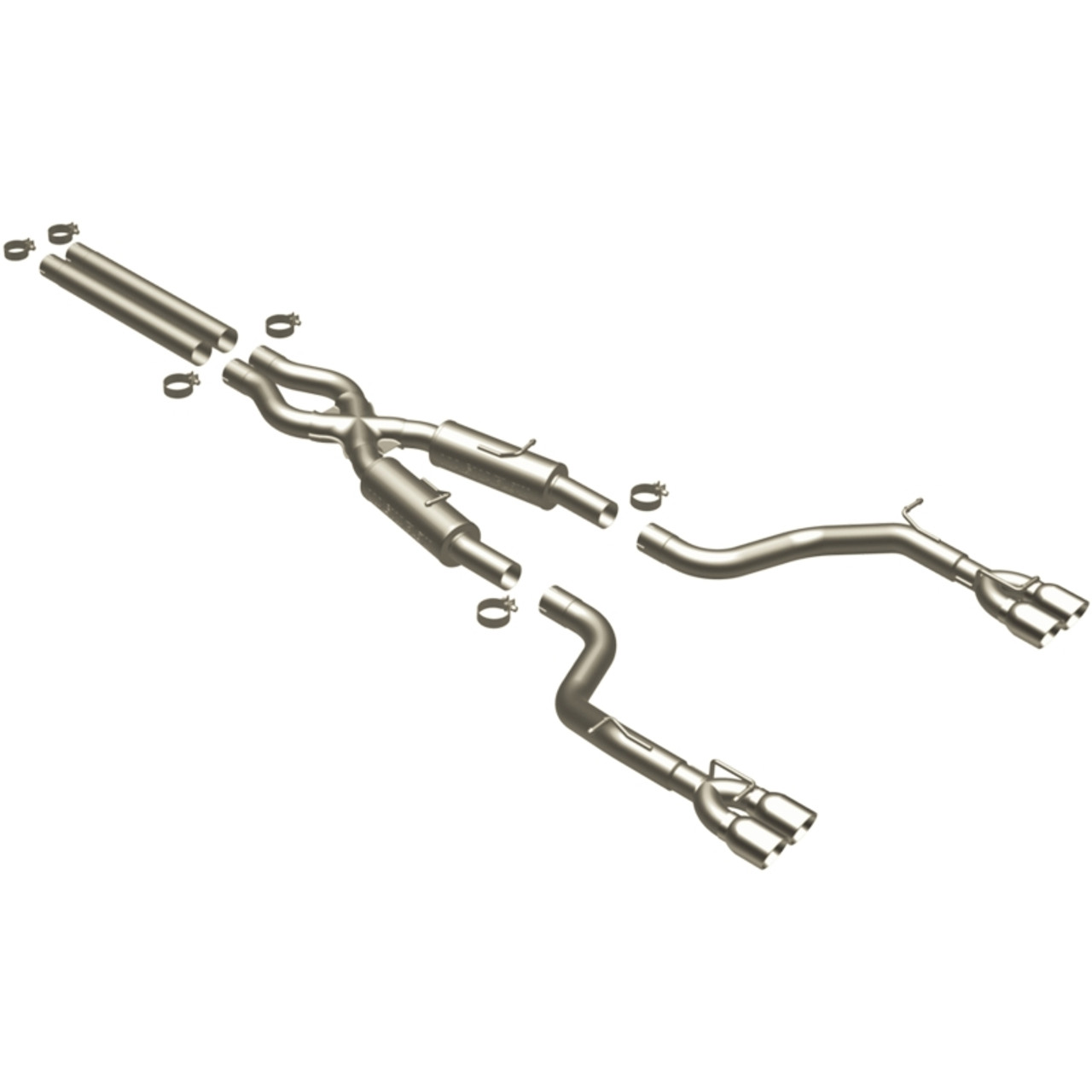 MagnaFlow Sys C/B Challenger SRT 6.1 quad tip - 16885