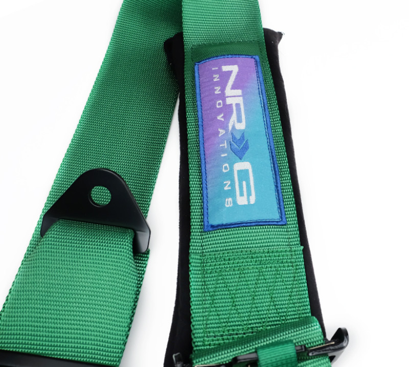 NRG 5PT 3in. Seat Belt Harness / Cam Lock - Green - SBH-B6PCGN Photo - Close Up