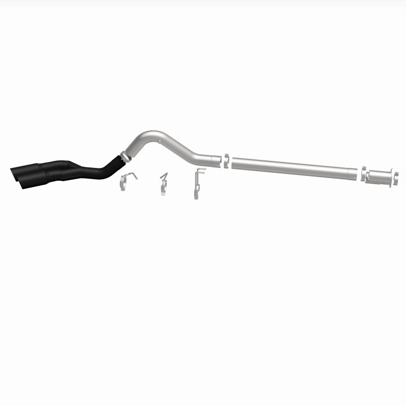 MagnaFlow 08-18 Ford F-250/F-350/F-450 4.6L/6.7 DPF-Back Black 4in Dual Single Rear Exit - 17068