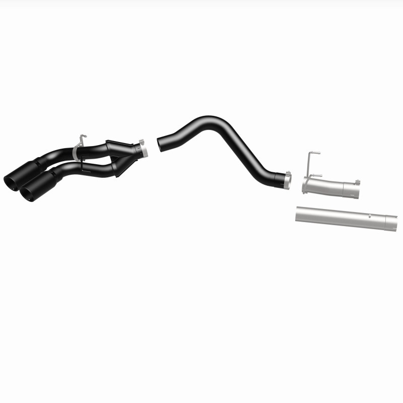 MagnaFlow 07-17 Dodge Ram 2500/3500 6.7L DPF-Back Black 4in Dual Single Passenger Side Rear Exit - 17070