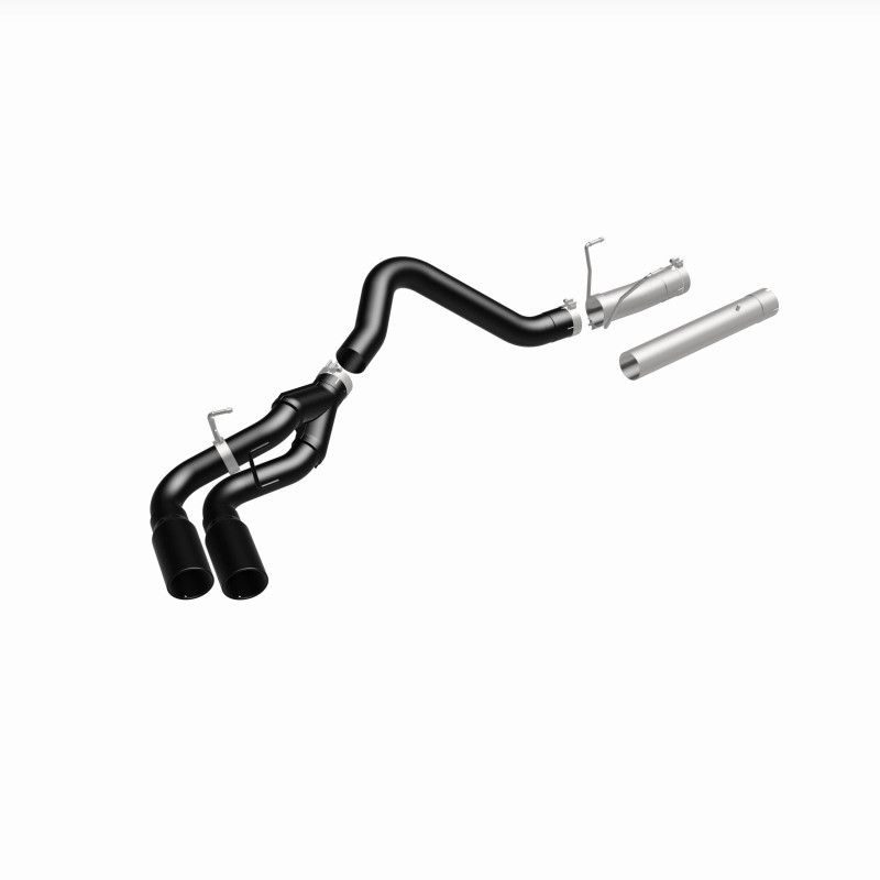 MagnaFlow 07-17 Dodge Ram 2500/3500 6.7L DPF-Back Black 4in Dual Single Passenger Side Rear Exit - 17070