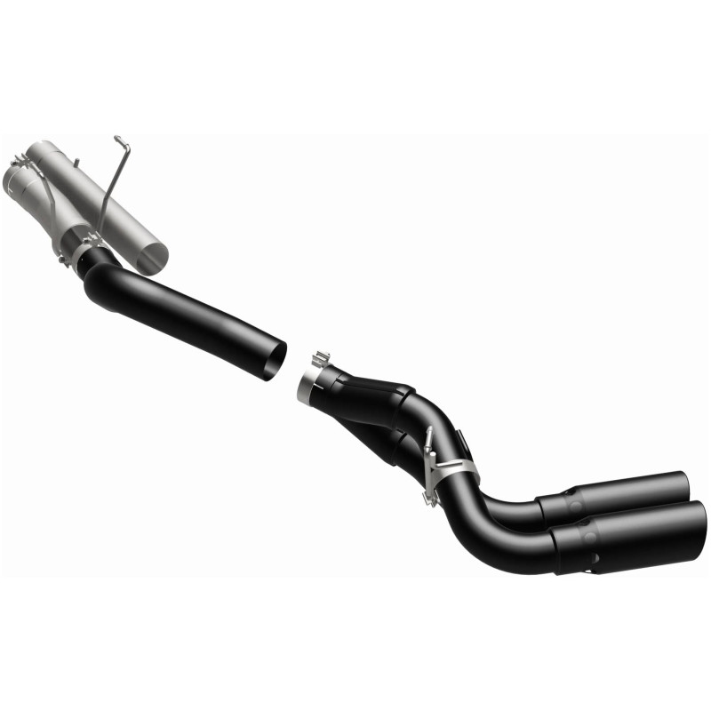 MagnaFlow 07-17 Dodge Ram 2500/3500 6.7L DPF-Back Black 4in Dual Single Passenger Side Rear Exit - 17070