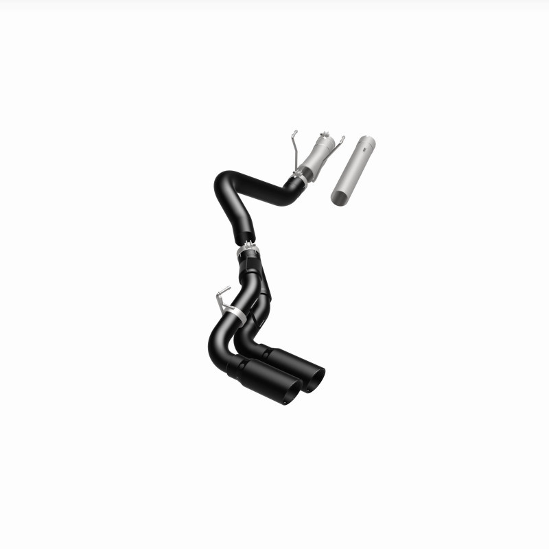 MagnaFlow 07-17 Dodge Ram 2500/3500 6.7L DPF-Back Black 4in Dual Single Passenger Side Rear Exit - 17070