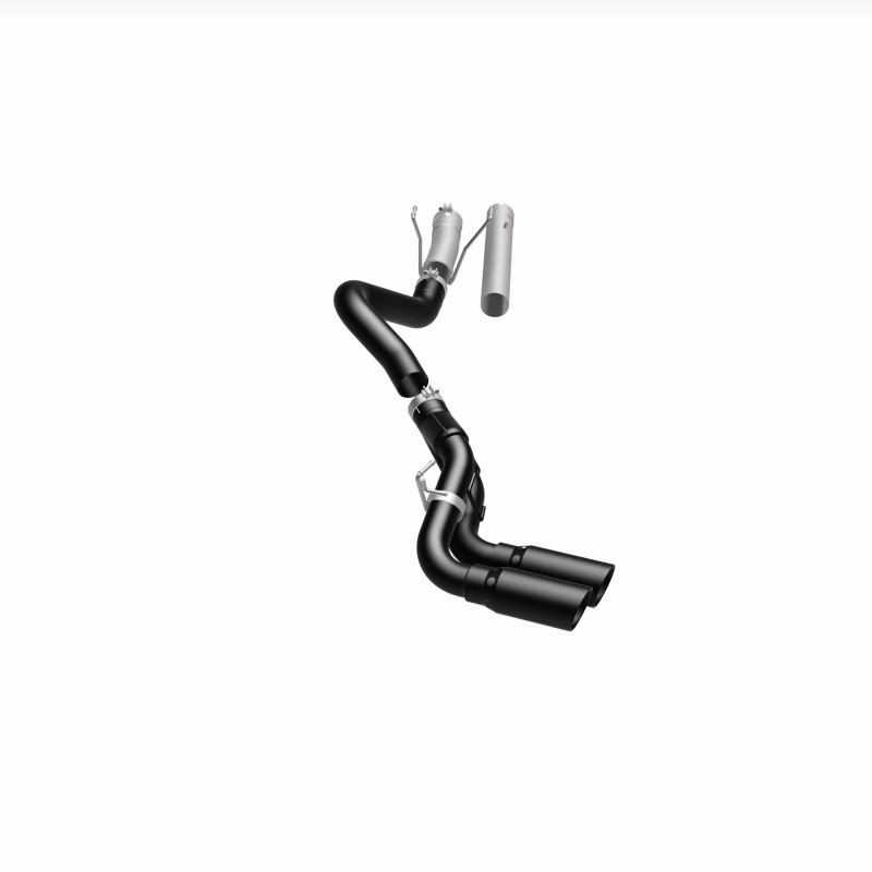 MagnaFlow 07-17 Dodge Ram 2500/3500 6.7L DPF-Back Black 4in Dual Single Passenger Side Rear Exit - 17070
