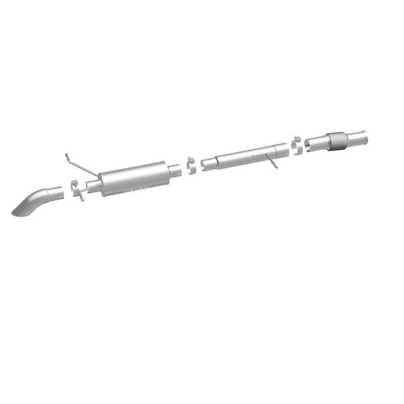 MagnaFlow 14 Chev Silverado V8 5.3L SC Cab Turn Down in Front of Rr Tire SS Catback Perf Exhaust - 17148