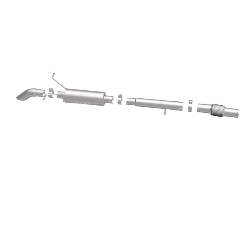 MagnaFlow 14 Chev Silverado V8 5.3L SC Cab Turn Down in Front of Rr Tire SS Catback Perf Exhaust - 17148