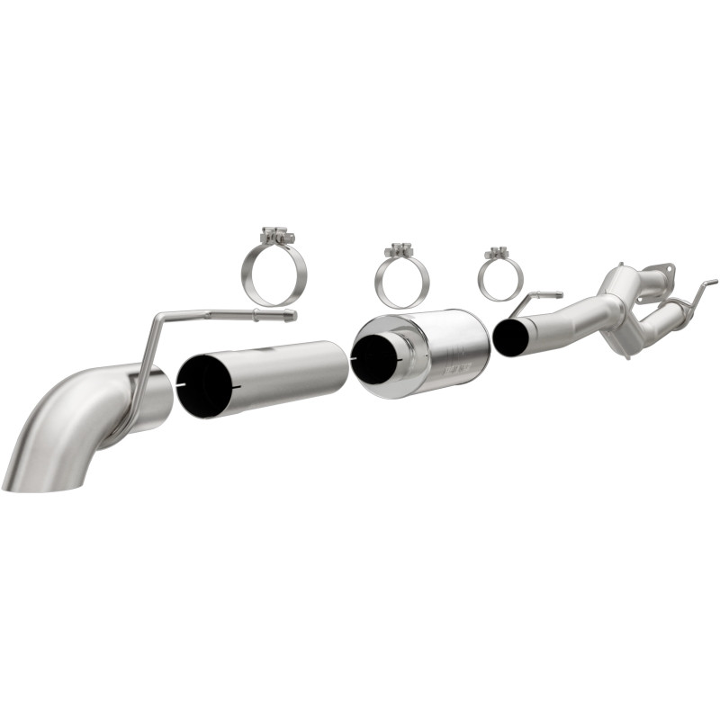 MagnaFlow 11-16 Ford F-250 6.2L 3.5in Single P/S Off Road Pro Series Performance C/B Exhaust - 17200