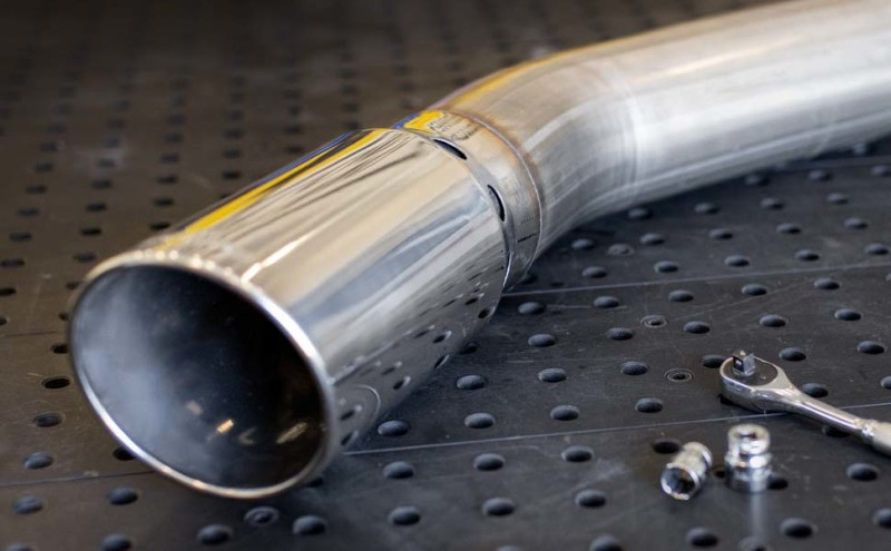 MagnaFlow 08-17 Ford F-250/F-350/F-450 6.4L/6.7L DPF-Back SS 5in Single Passenger Side Rear Exit - 17872