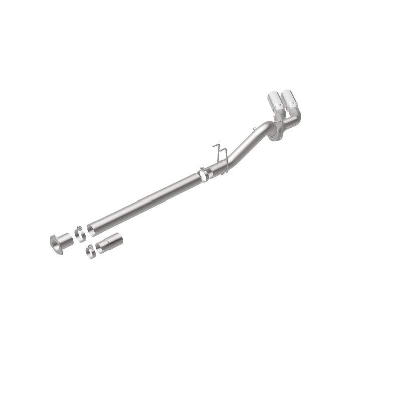 MagnaFlow 08-17 Ford F-250/F-350/F-450 4.6L/6.7 DPF-Back SS 4in Dual Single Passenger Side Rear Exit - 17873