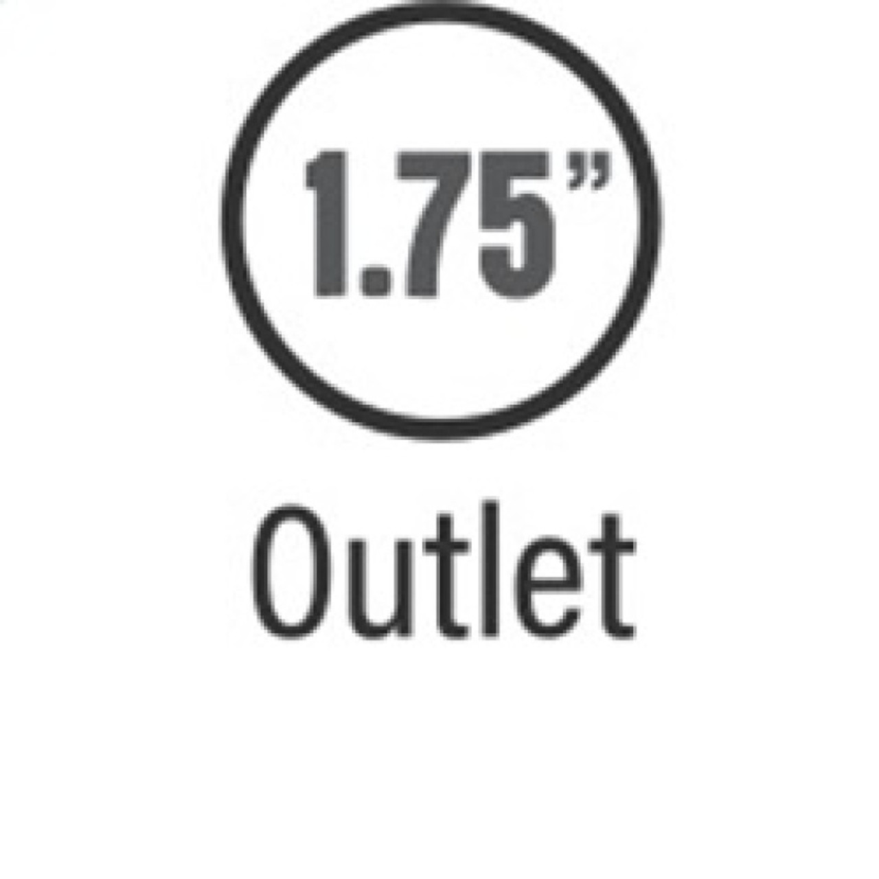 MagnaFlow Muff GP 3.5in Dia 16in Overall Length 1.75in Inlet / 1.75in Outlet - 18113