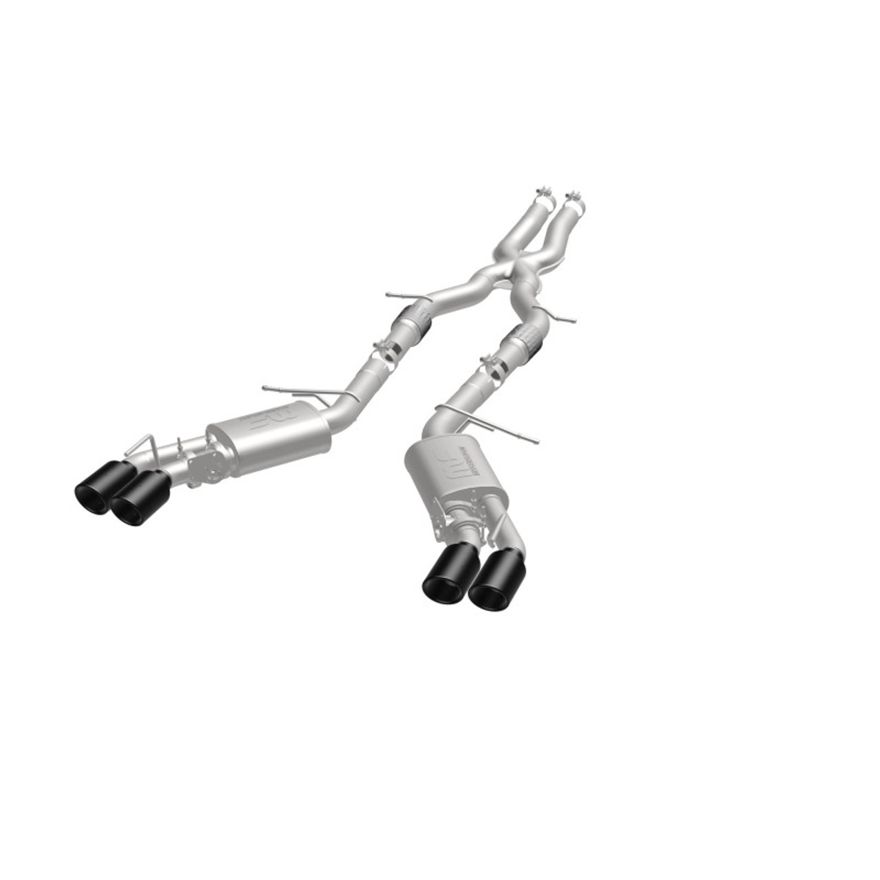 Maganflow Performance Catback Exhaust CF Tips - 2016-2019 CTS-V LT4