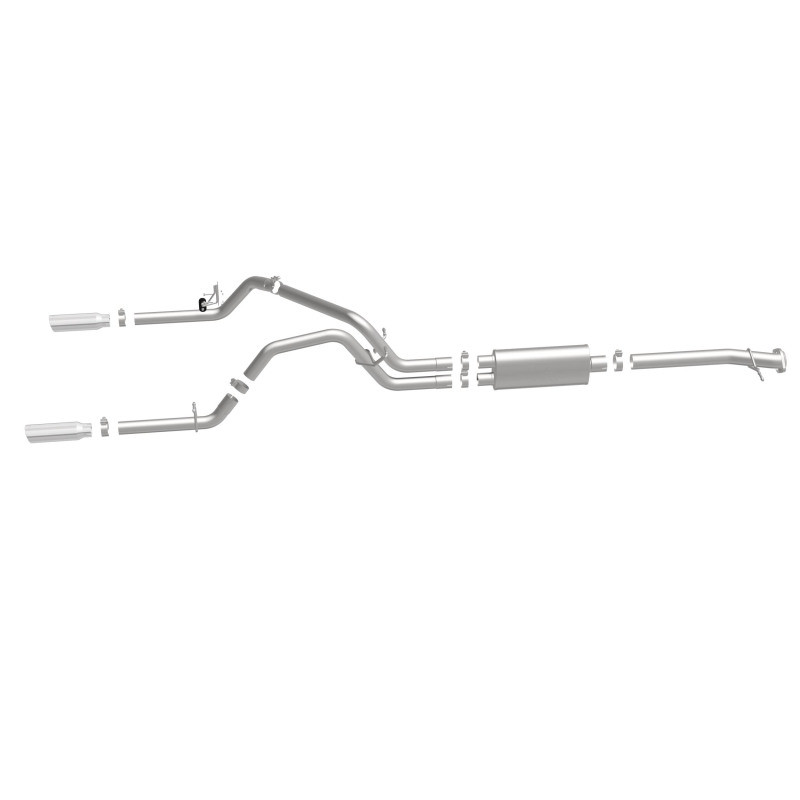 MagnaFlow Stainless Cat-Back Exhaust 2015 Chevy Colorado/GMC Canyon Dual Split Rear Exit 3.5in - 19019
