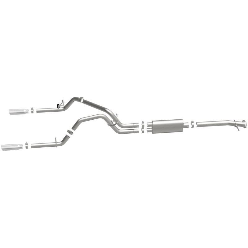 MagnaFlow Stainless Cat-Back Exhaust 2015 Chevy Colorado/GMC Canyon Dual Split Rear Exit 3.5in - 19019