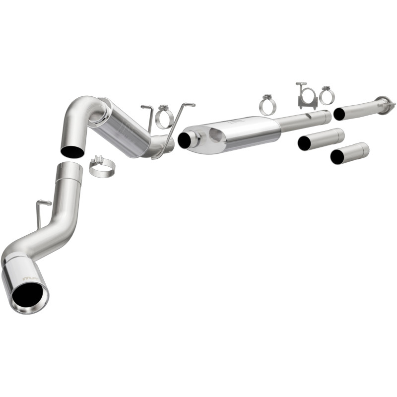 MagnaFlow Stainless Cat-Back Exhaust 2015 Chevy Silverado 2500HD 6.0L P/S Rear Exit 5in - 19026