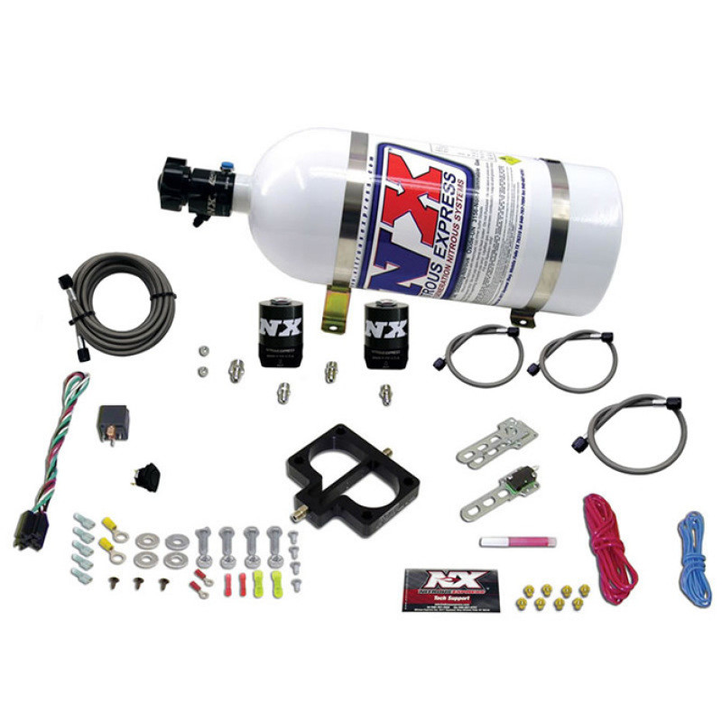 Nitrous Express Dodge TBI (Magnum) Nitrous Plate Kit (Magnum Engine) w/10lb Bottle - 20945-10