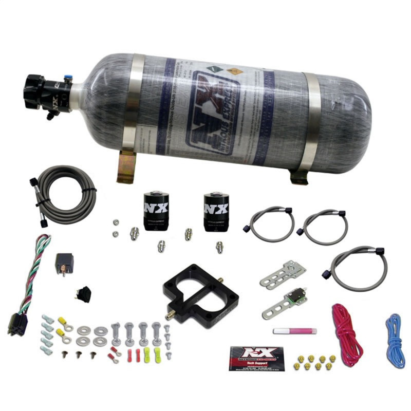 Nitrous Express Dodge TBI (Magnum) Nitrous Plate Kit (Magnum Engine) w/Composite Bottle - 20945-12