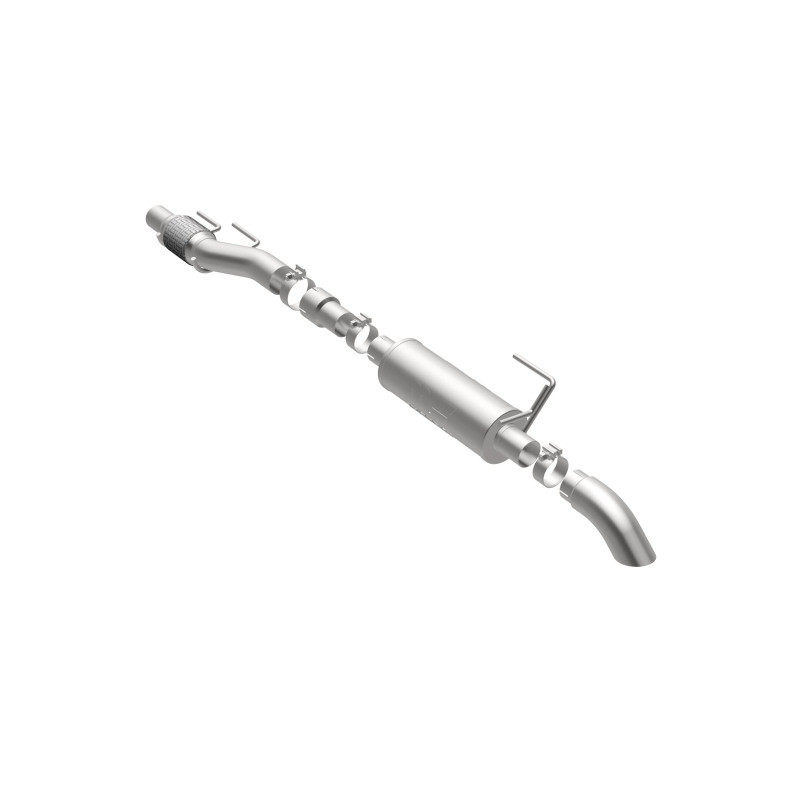 MagnaFlow Cat-Back, SS, 2.5/3in, Turn Down In Front Rear Tire 2015 Ford F150 2.7L V6T Ext Cab - 19056