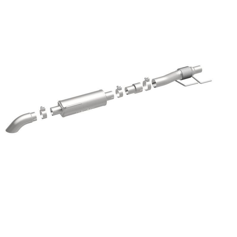 MagnaFlow Cat-Back, SS, 2.5/3in, Turn Down In Front Rear Tire 2015 Ford F150 2.7L V6T Ext Cab - 19056