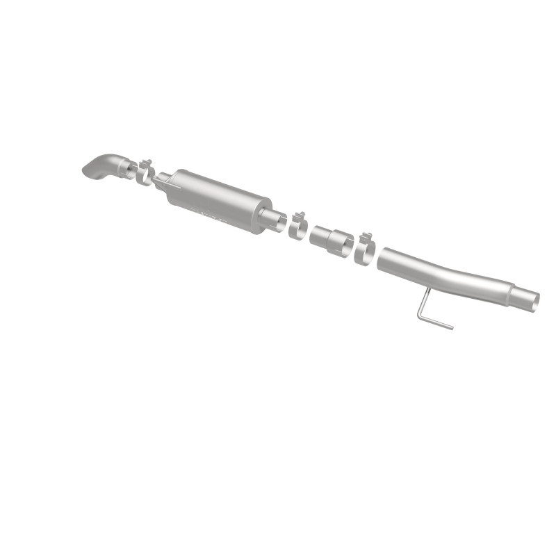 MagnaFlow Cat-Back, SS, 2.5/3in, Turn Down In Front Rear Tire 2015 Ford F150 5.0L V8 Ext Cab - 19083