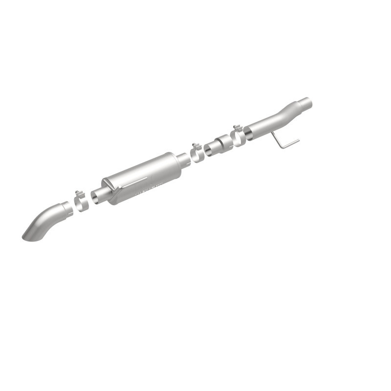 MagnaFlow Cat-Back, SS, 2.5/3in, Turn Down In Front Rear Tire 2015 Ford F150 5.0L V8 Ext Cab - 19083