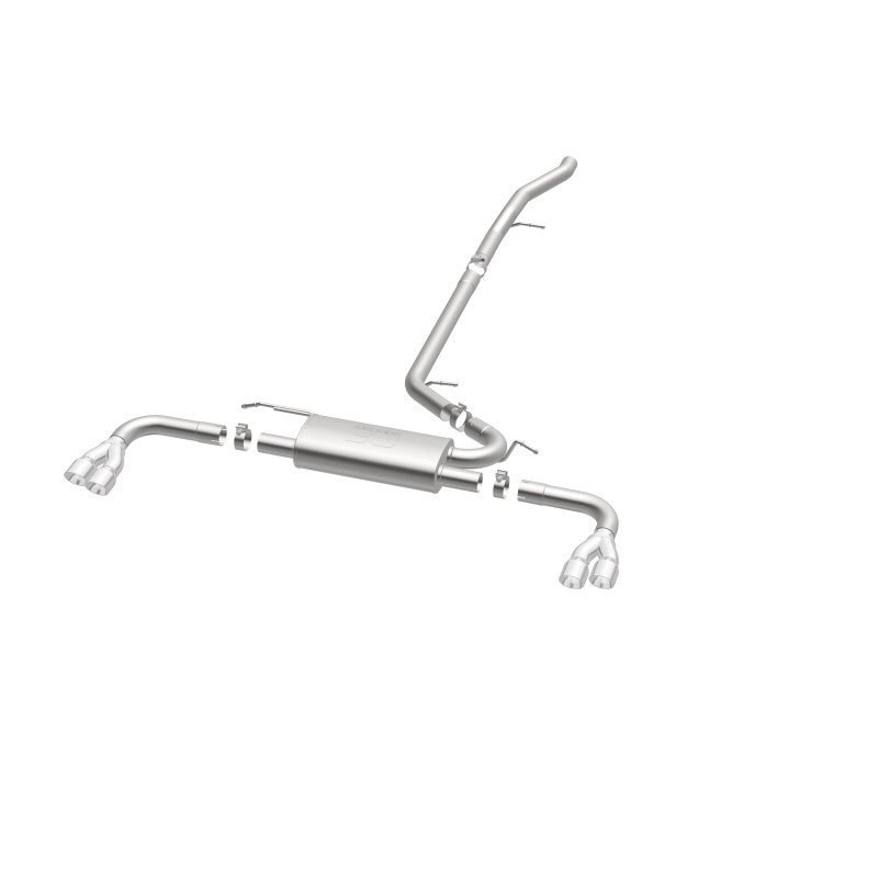 MagnaFlow 15-17 GMC Terrain V6 3.6L 409SS Cat-Back Exhaust Quad Split Rear with 3in Polished Tips - 19114