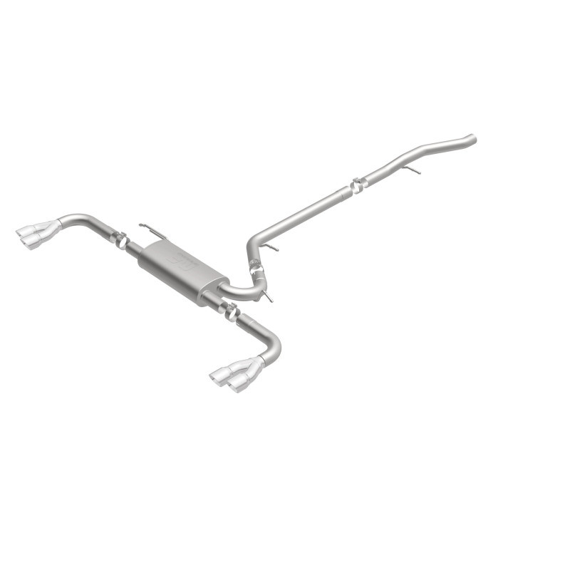 MagnaFlow 15-17 GMC Terrain V6 3.6L 409SS Cat-Back Exhaust Quad Split Rear with 3in Polished Tips - 19114