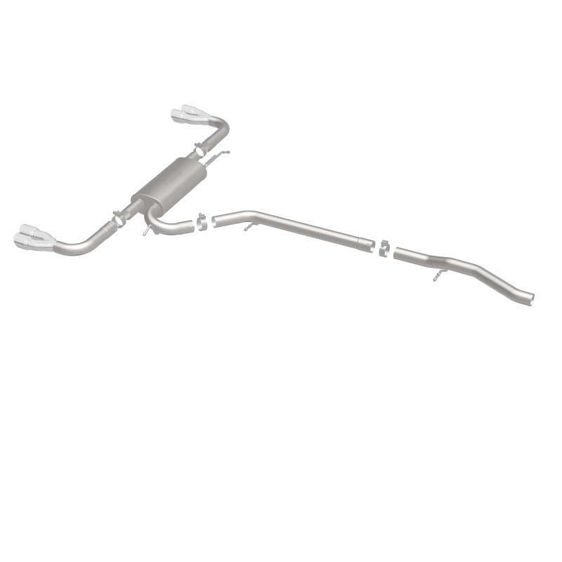 MagnaFlow 15-17 GMC Terrain V6 3.6L 409SS Cat-Back Exhaust Quad Split Rear with 3in Polished Tips - 19114