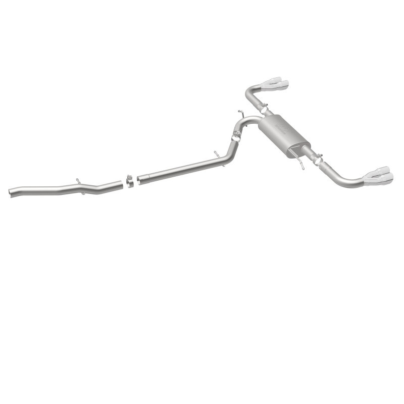MagnaFlow 15-17 GMC Terrain V6 3.6L 409SS Cat-Back Exhaust Quad Split Rear with 3in Polished Tips - 19114