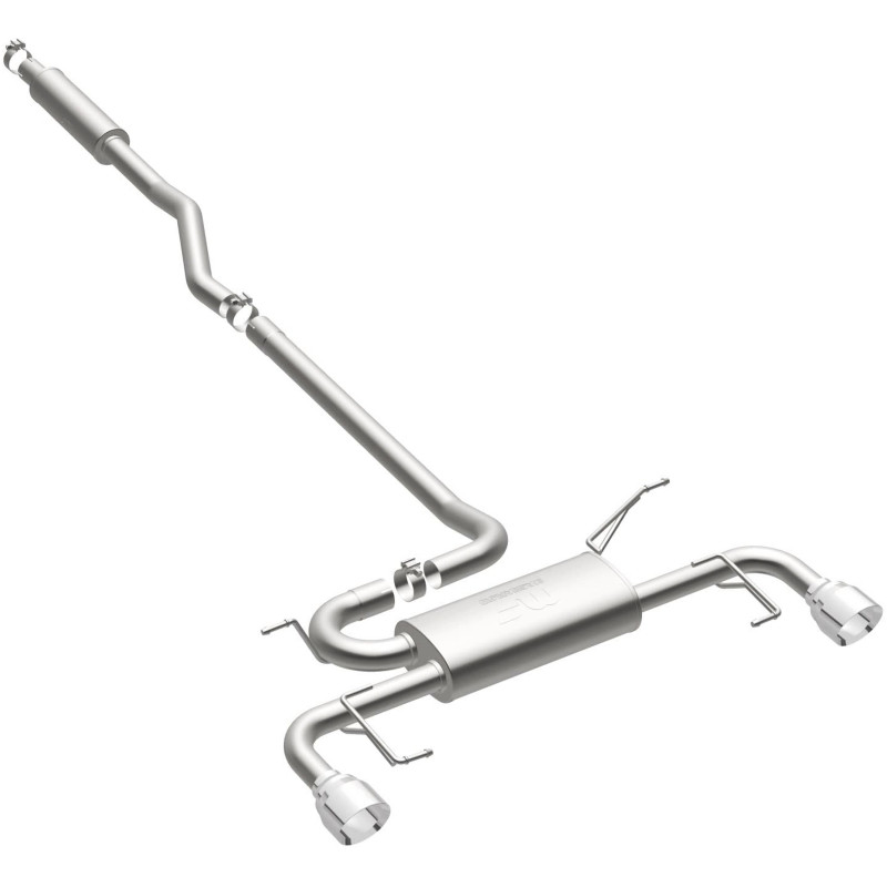MagnaFlow 14-15 Mazda 6 L4 2.5L SS Cat-Back Perf Dual Split Rear Exit Exhaust - 19131