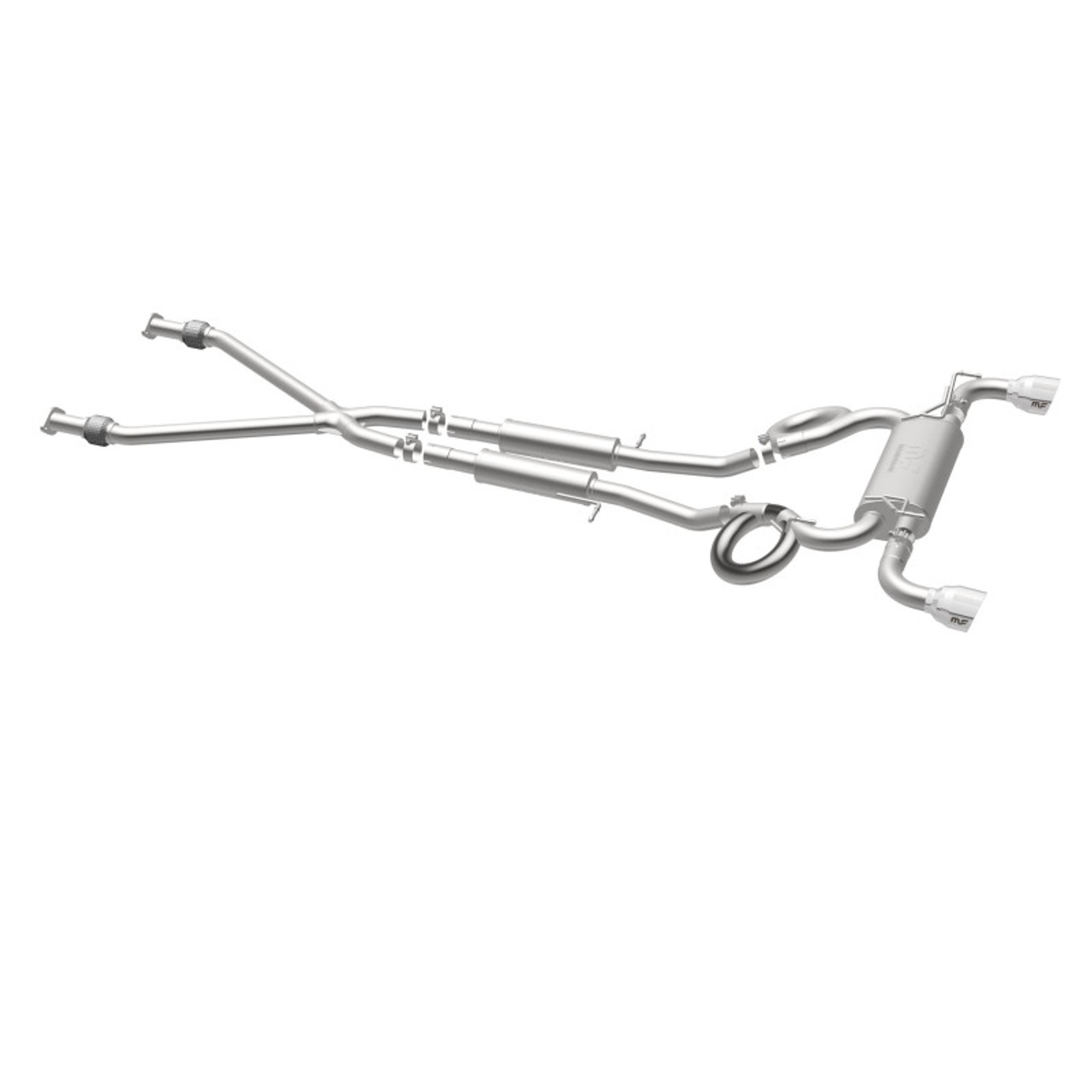 MagnaFlow Cat-Back 09-17 Nissan 370Z V6 3.7L Street Series SS 2.25in Dual Split Rear Exit Exhaust - 19135