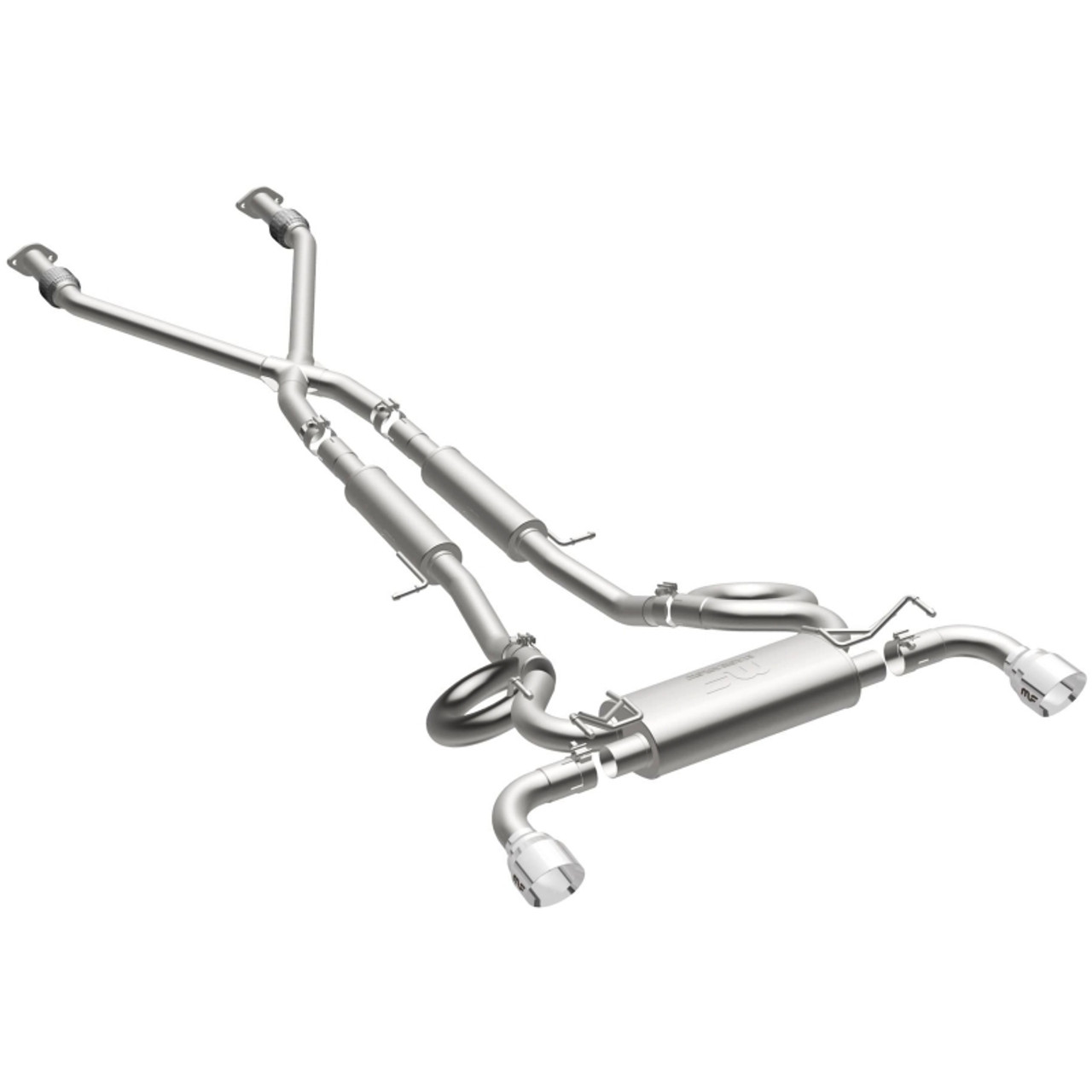 MagnaFlow Cat-Back 09-17 Nissan 370Z V6 3.7L Street Series SS 2.25in Dual Split Rear Exit Exhaust - 19135