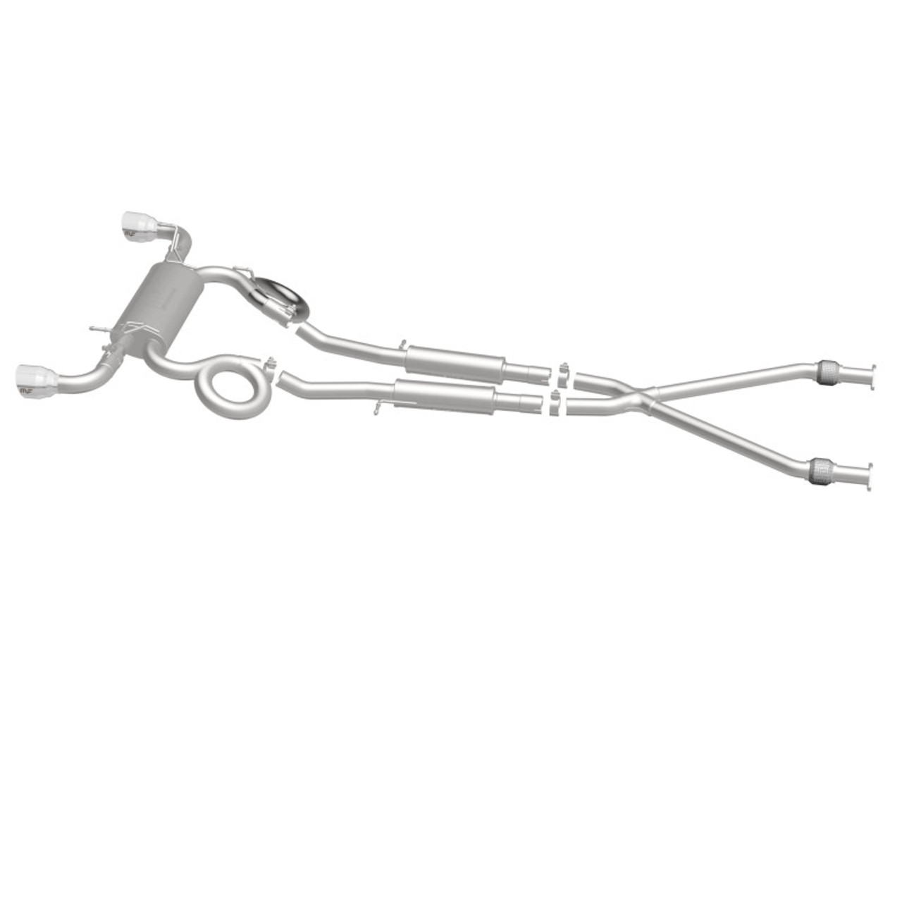 MagnaFlow Cat-Back 09-17 Nissan 370Z V6 3.7L Street Series SS 2.25in Dual Split Rear Exit Exhaust - 19135