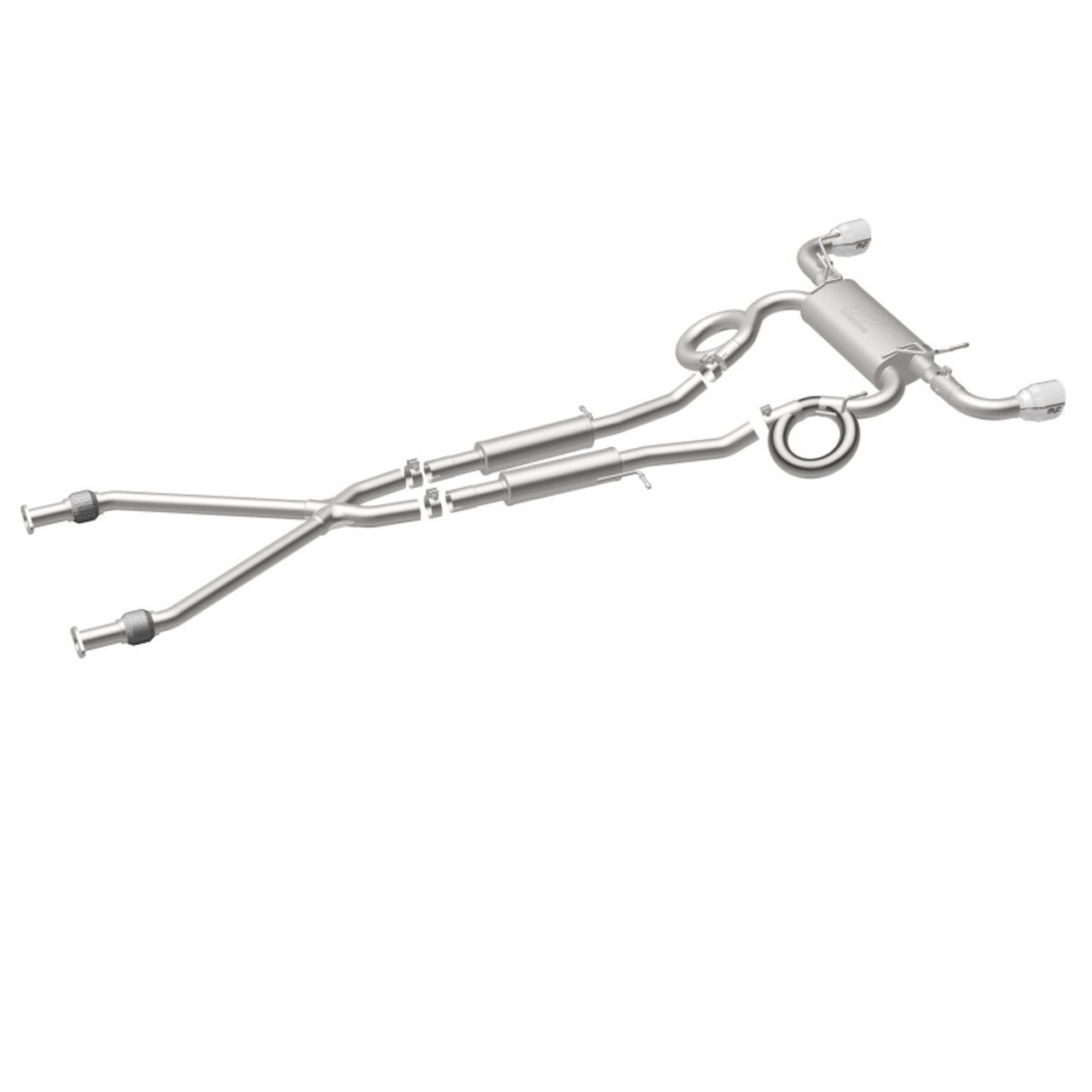 MagnaFlow Cat-Back 09-17 Nissan 370Z V6 3.7L Street Series SS 2.25in Dual Split Rear Exit Exhaust - 19135