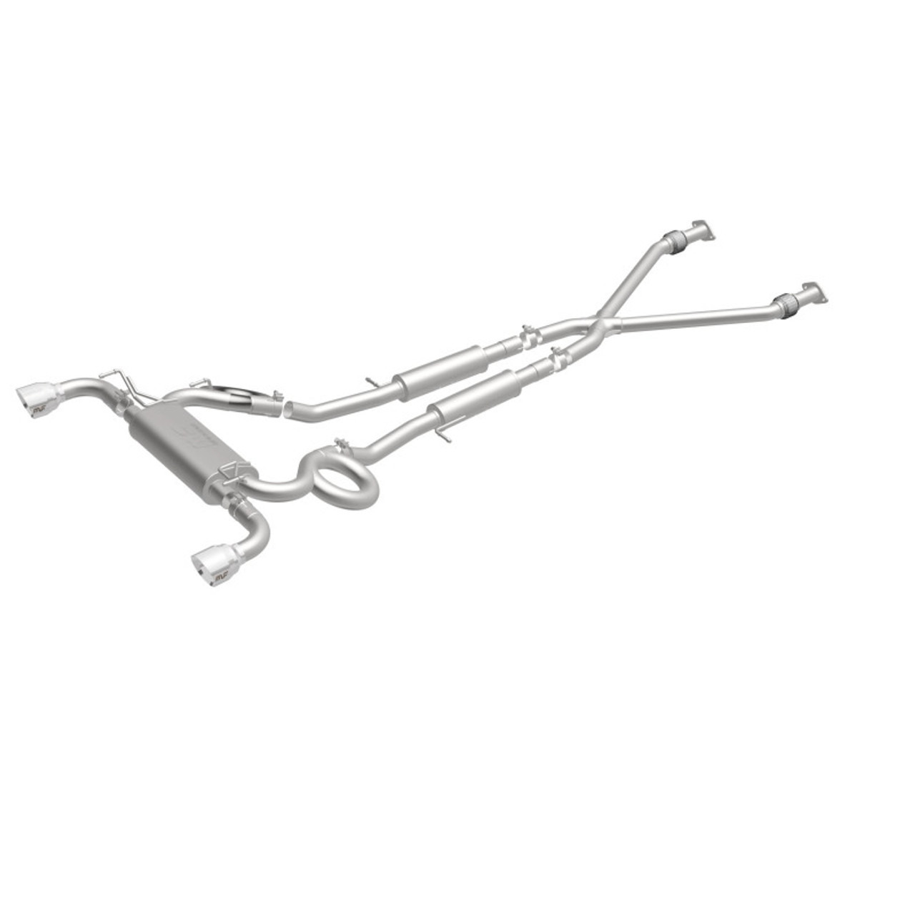 MagnaFlow Cat-Back 09-17 Nissan 370Z V6 3.7L Street Series SS 2.25in Dual Split Rear Exit Exhaust - 19135