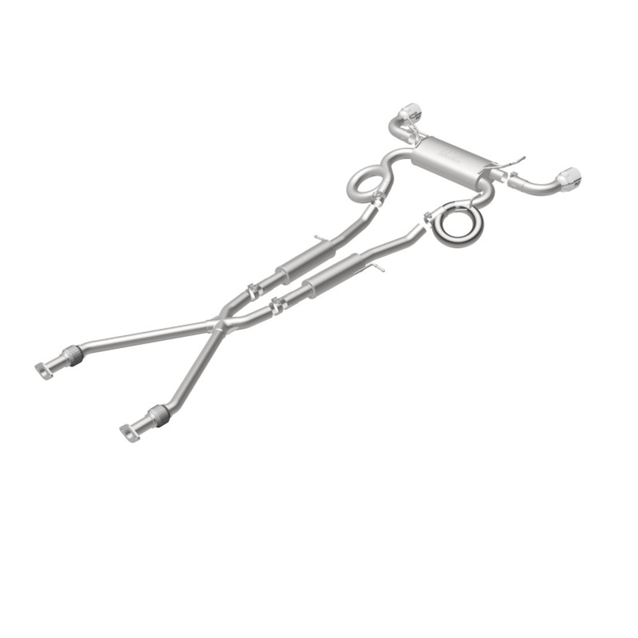 MagnaFlow Cat-Back 09-17 Nissan 370Z V6 3.7L Street Series SS 2.25in Dual Split Rear Exit Exhaust - 19135