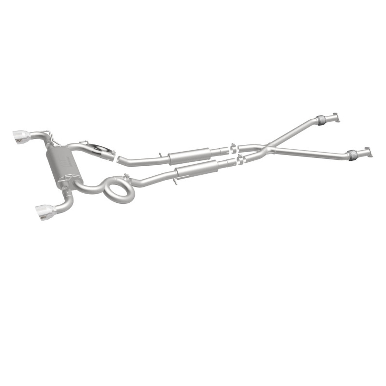 MagnaFlow Cat-Back 09-17 Nissan 370Z V6 3.7L Street Series SS 2.25in Dual Split Rear Exit Exhaust - 19135